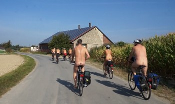 Cyclisme nu dans le Münsterland