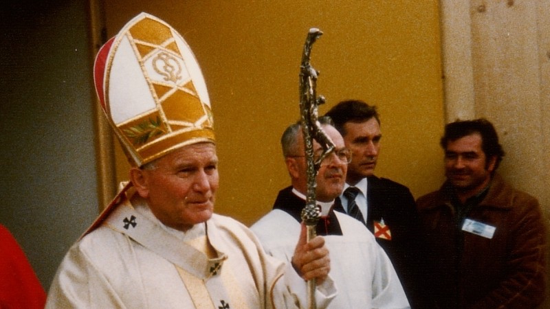Le pape Jean-Paul II 