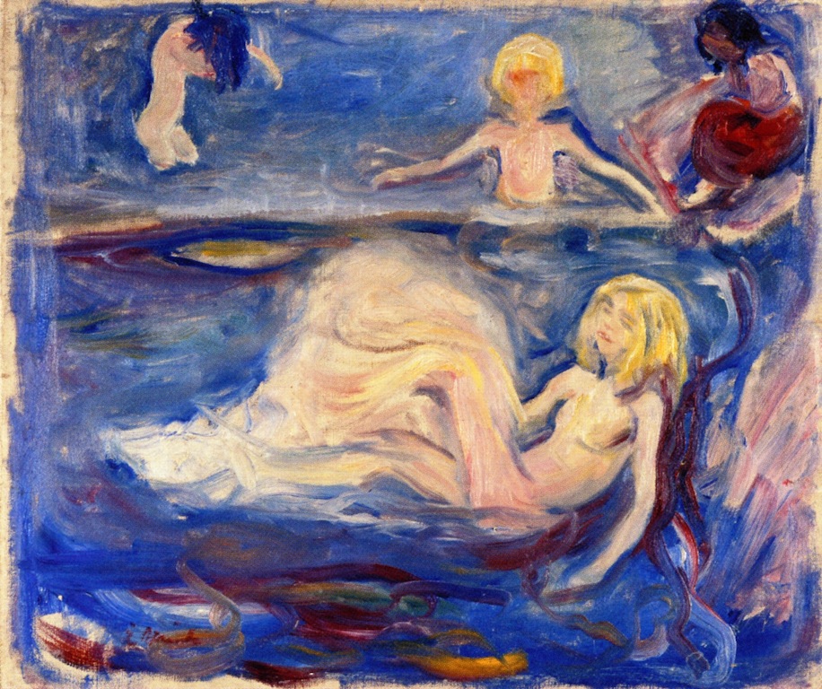Enfants se baignant, env. 1898. Domaine public. Huile sur toile. Edvard Munch, *1863 †1944. Munch Museum
